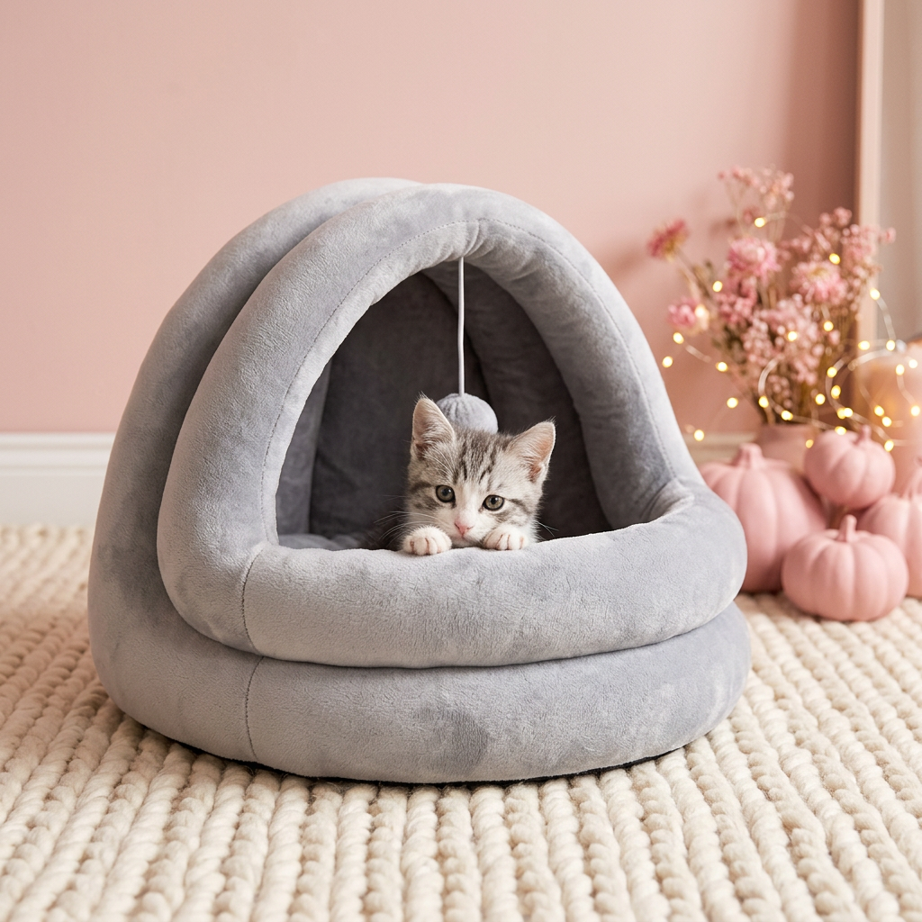 Cat Cave Bed Boutique Lifestyle