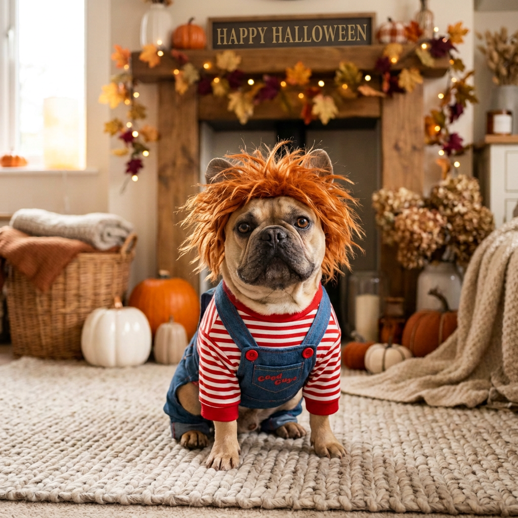 Halloween Costume with Orange Hair